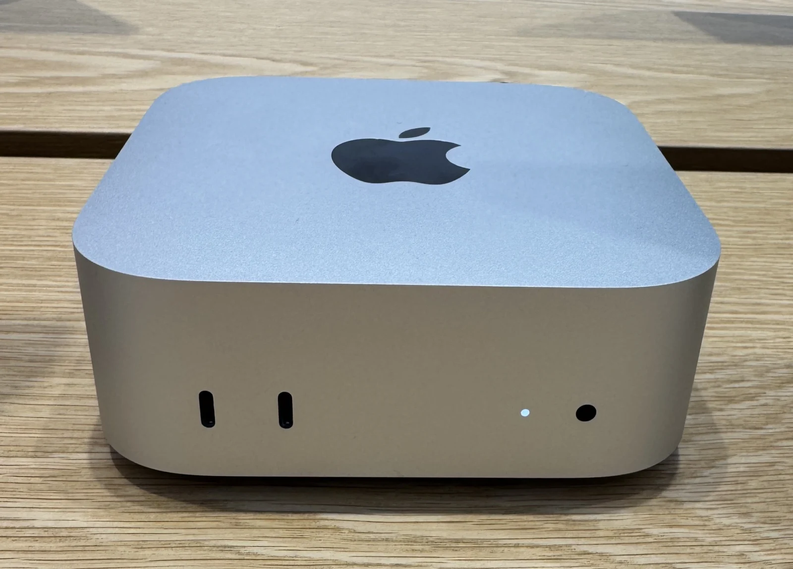 Front of a Mac mini 2024