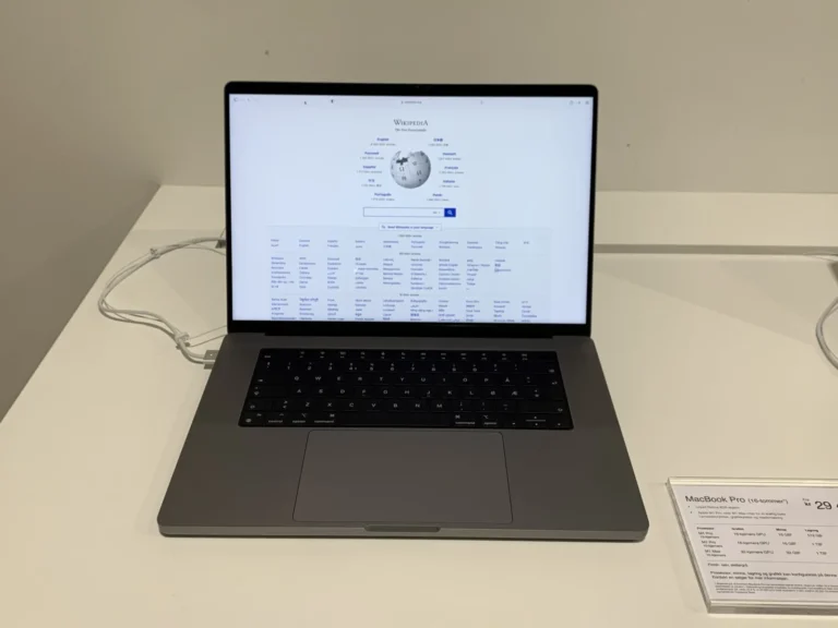 Open 16-inch MacBook Pro